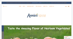 Desktop Screenshot of anniesheirloomseeds.com